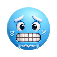 Preview for Cold Face Emoji Sticker