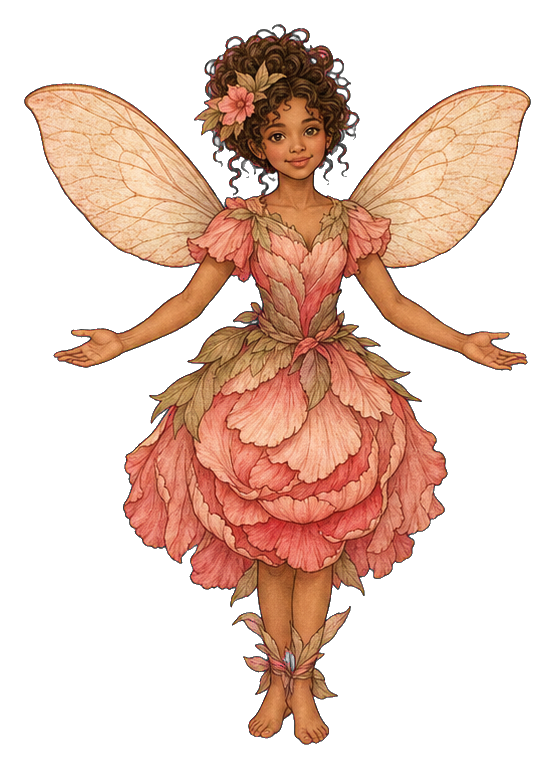 Preview for Peony Petals Fairy Sticker