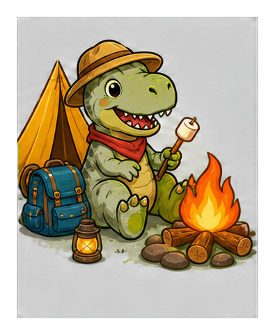 Preview for Dino Camper Sticker