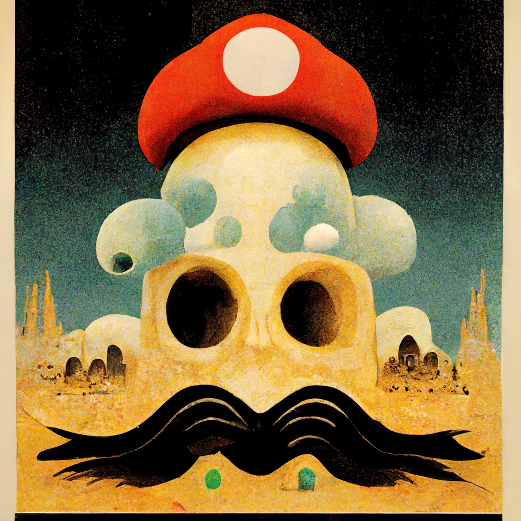 Preview for Surreal-skull-art-ai-images-background-e69b2