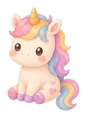 Preview for Baby Unicorn Sticker For Cute Designs