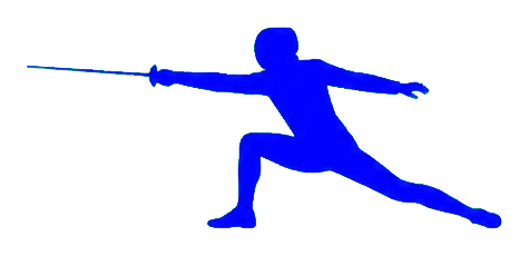 Preview for Realistic Lunge Fencing Sticker