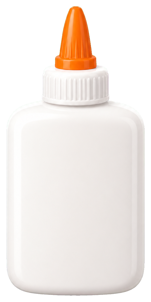 Preview for Blank Glue Bottle Sticker