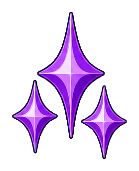 Preview for Violet Gem Glint Cluster Sticker