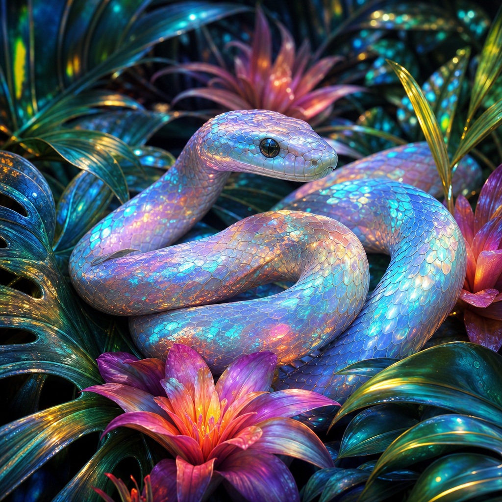 Preview for Opal Serpent Fantasy Background