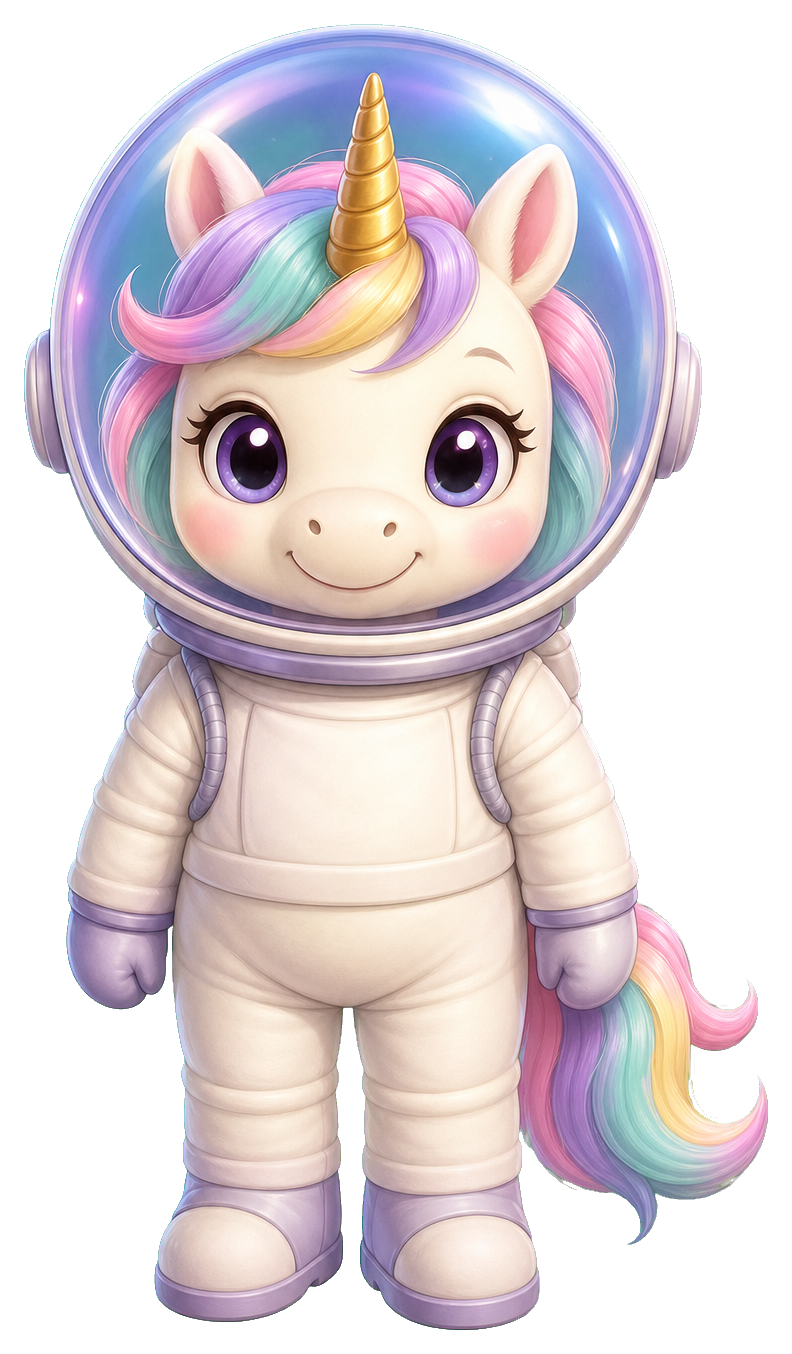 Preview for Astronaut Unicorn Sticker