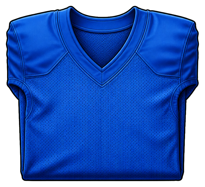 Preview for Blue Football Jersey Sticker