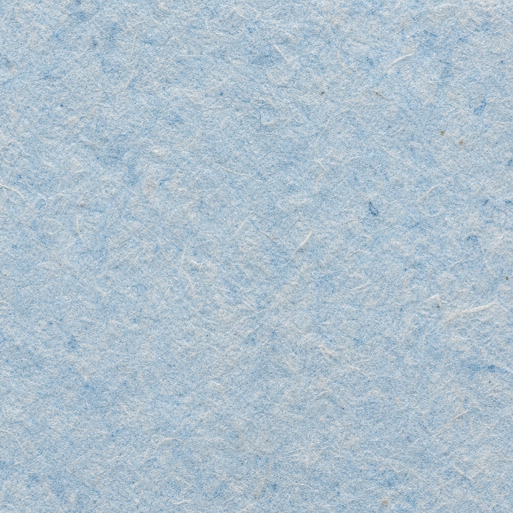 Light powder blue handmade paper texture with subtle fiber detail