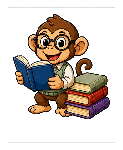 Preview for Librarian Monkey Sticker