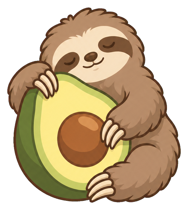Preview for Sleepy Sloth Avocado Hug