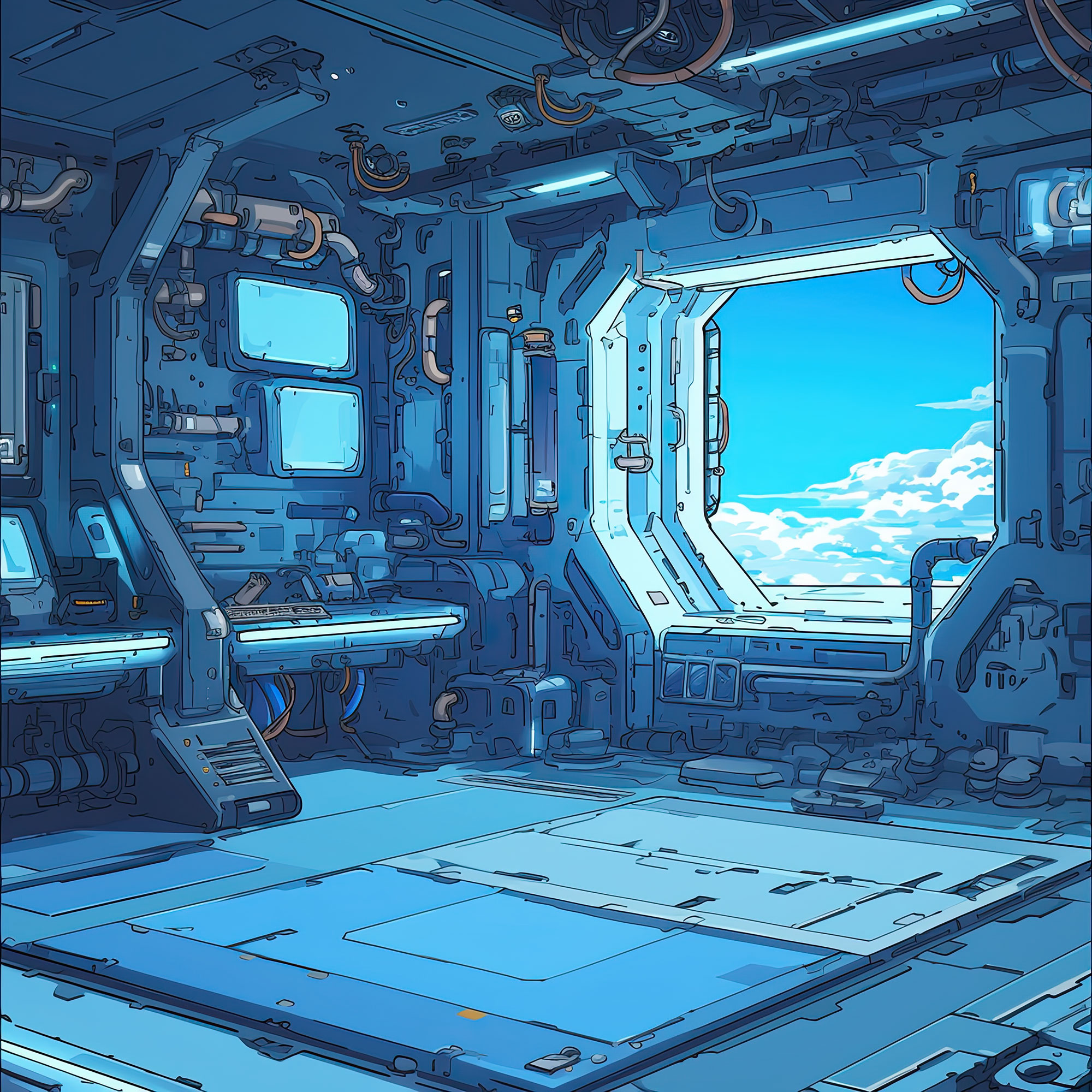 Preview for Futuristic-space-station-interior-sci-fi-backdrop-background-39bc2