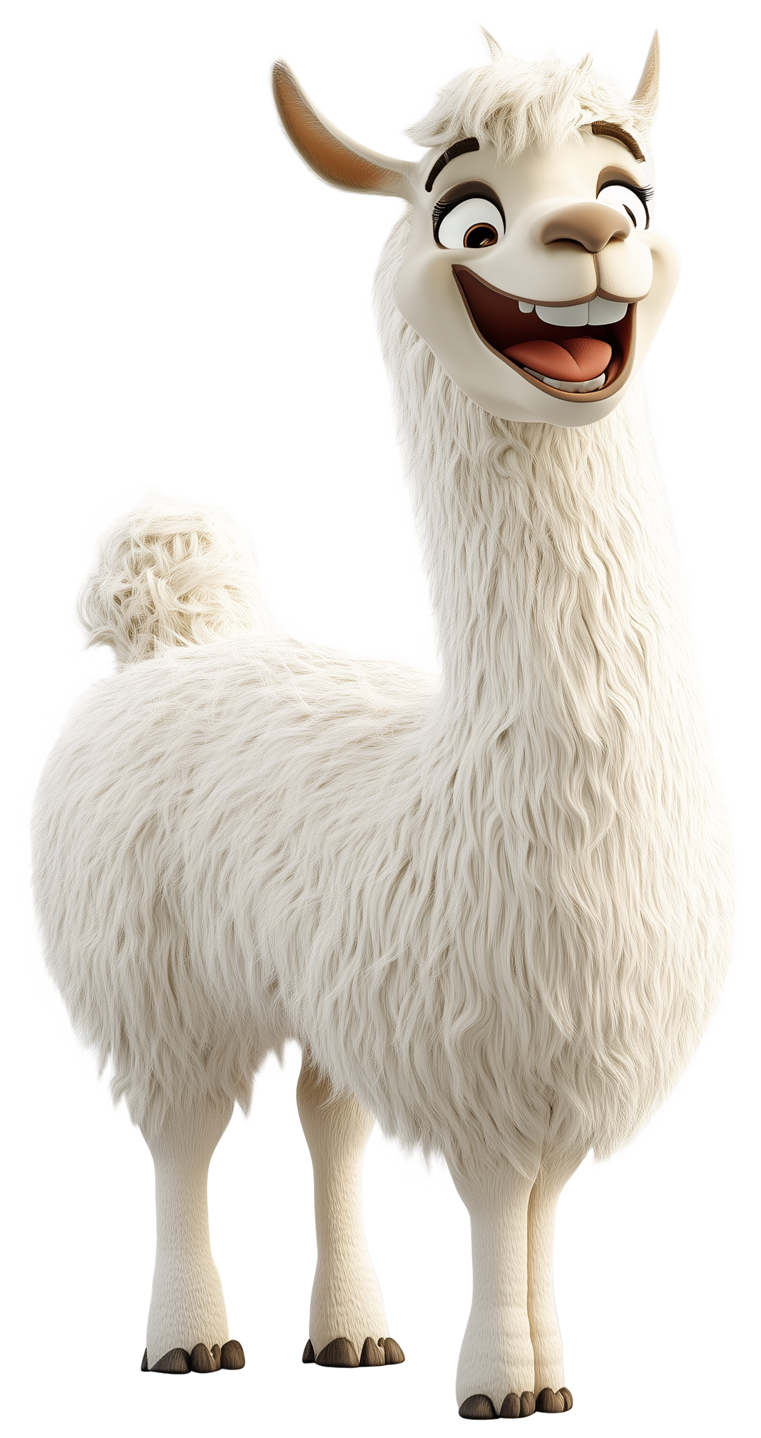 Preview for Cute Llama Emoji Sticker