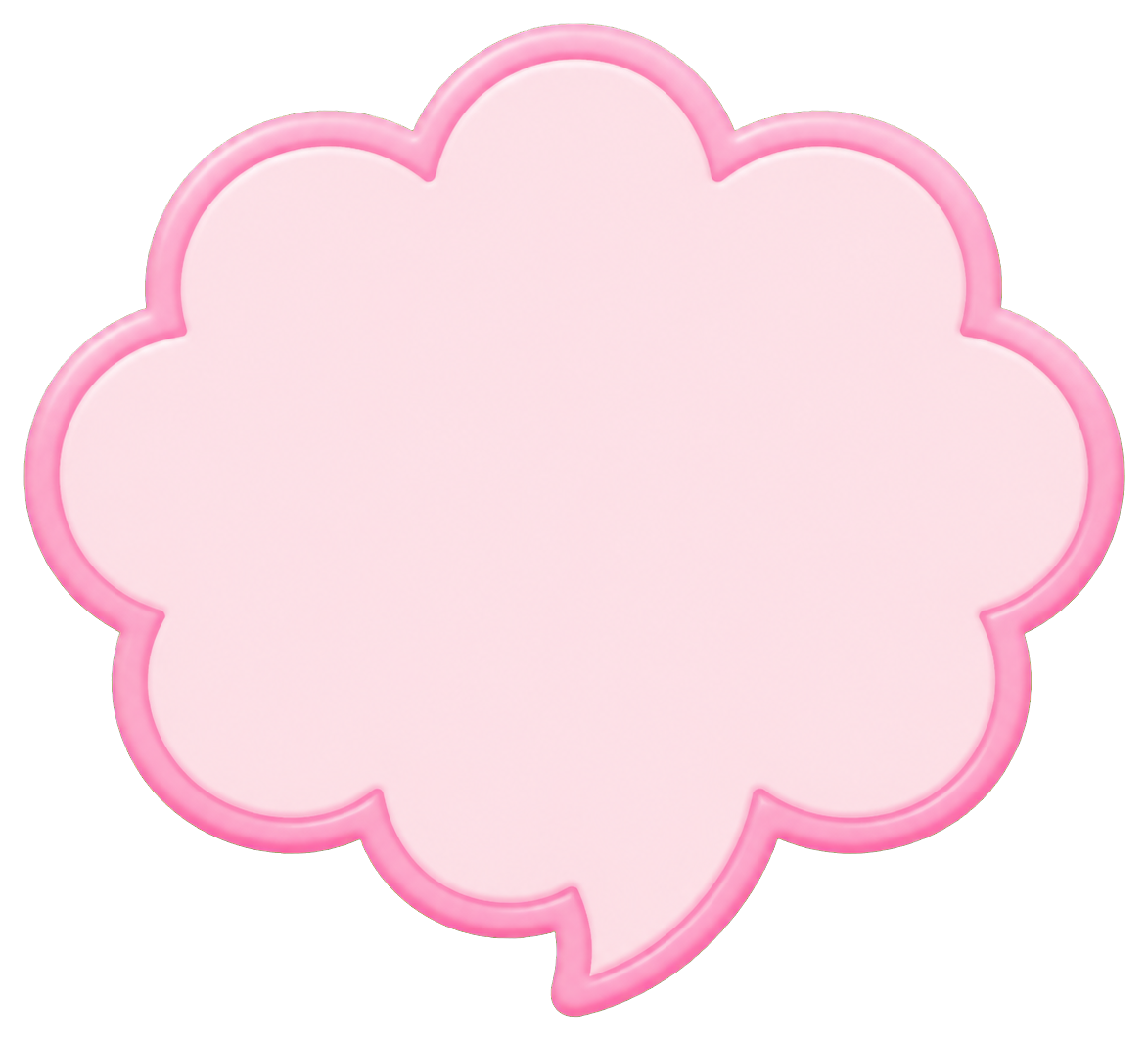 Preview for Flower Speech Bubble Sticker