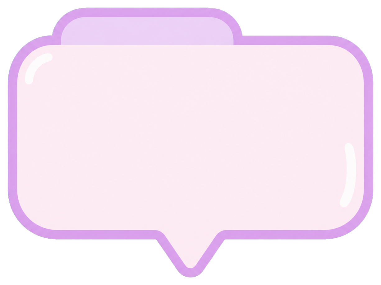Preview for Speech Bubble Tab Sticker