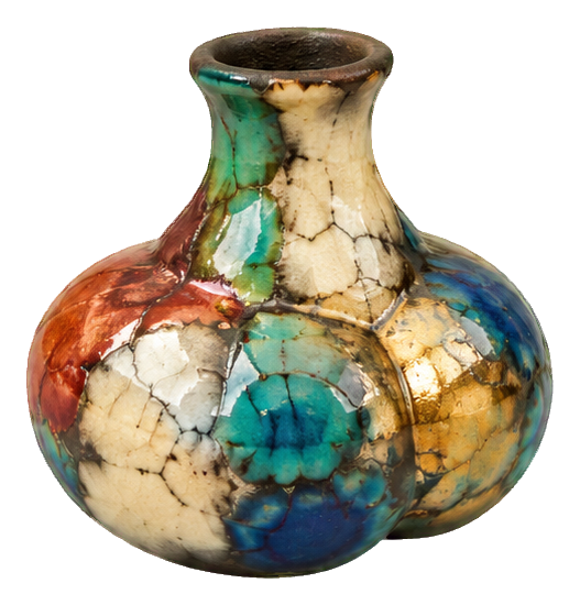 Preview for Raku Pottery Bud Vase