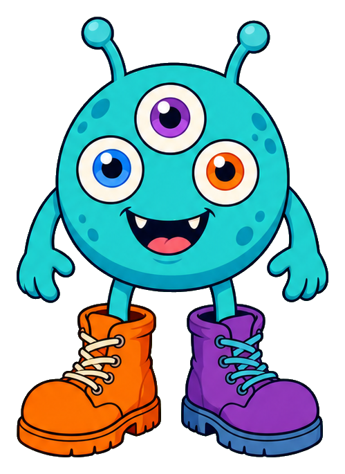 Preview for Funny Cartoon Alien Sticker