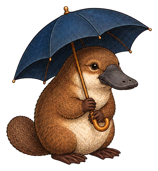 Preview for Platypus With Umbrella
