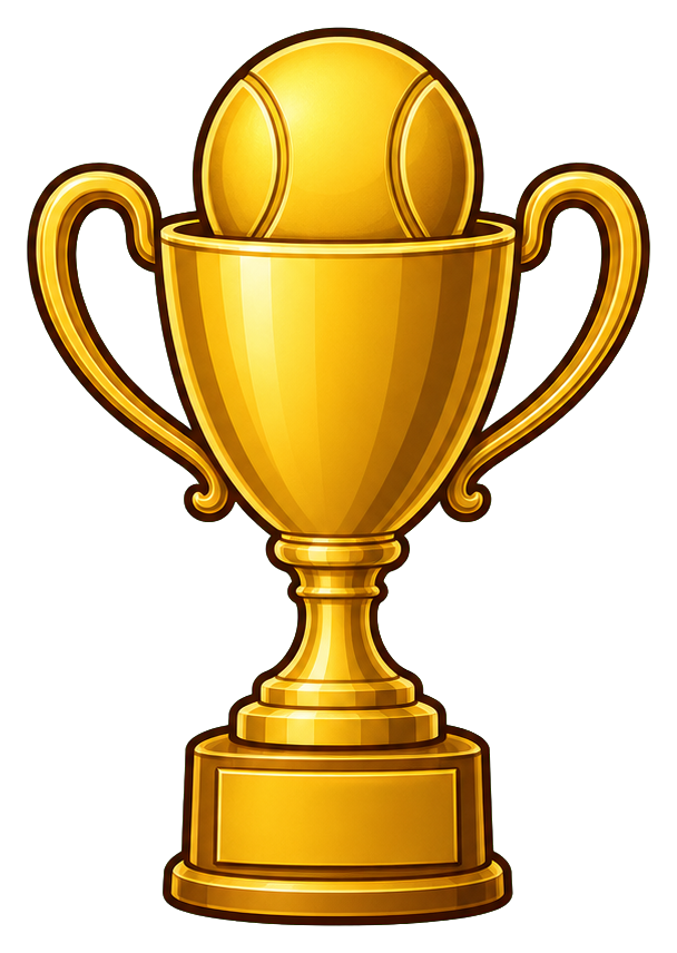 Preview for Gold Tennis Trophy Sticker