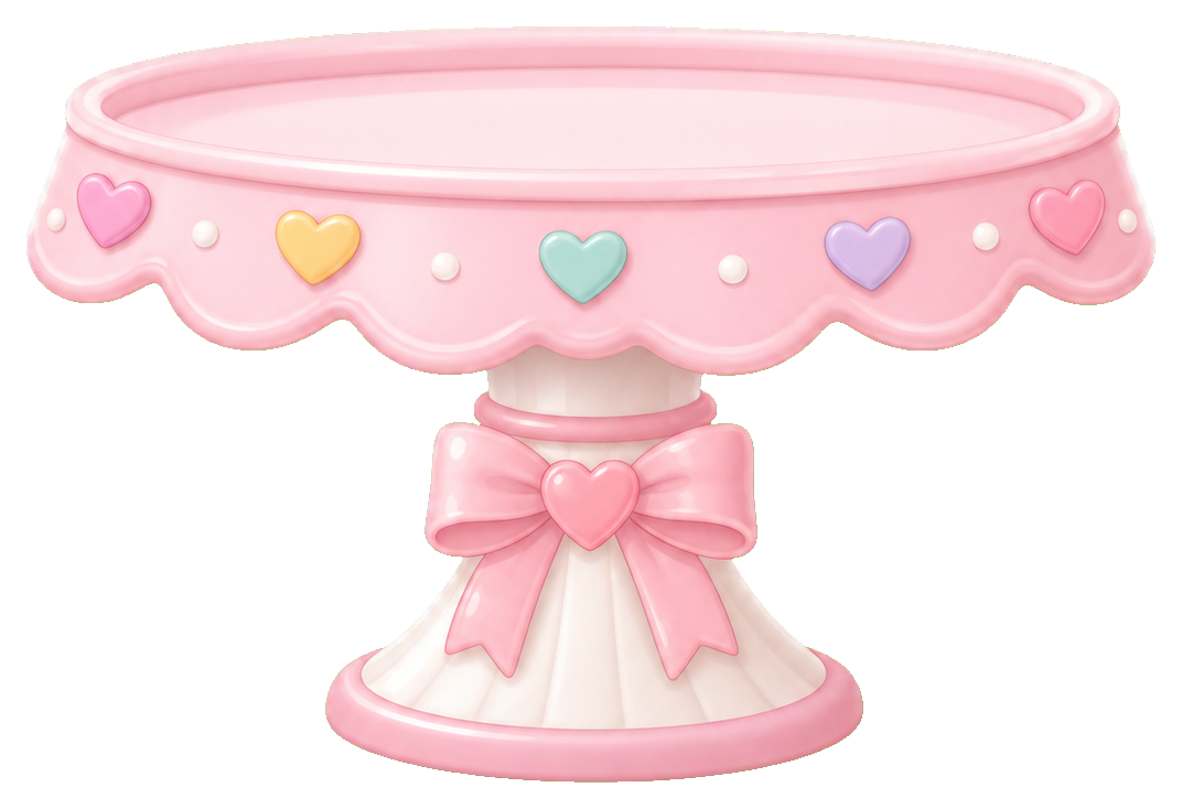 Preview for Pink Cake Stand Sticker
