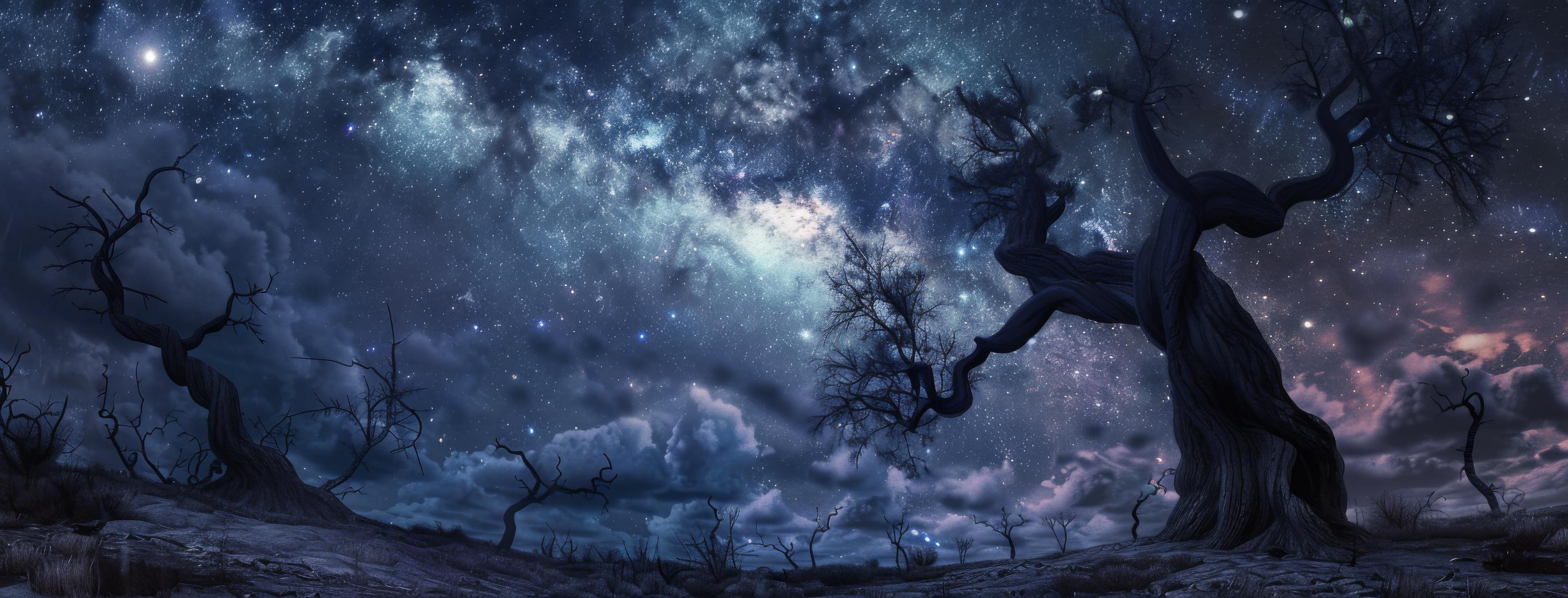 Preview for Mystical-night-sky-landscape-astrophotography-cover-background-26358