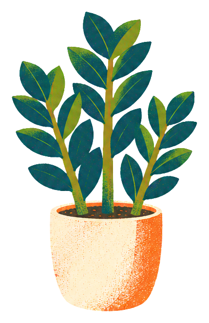 Preview for Risograph Houseplants Zz Plant