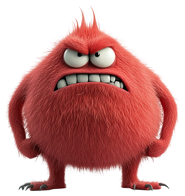 Preview for Angry-red-monster-character-monsters-sticker-8b0c2