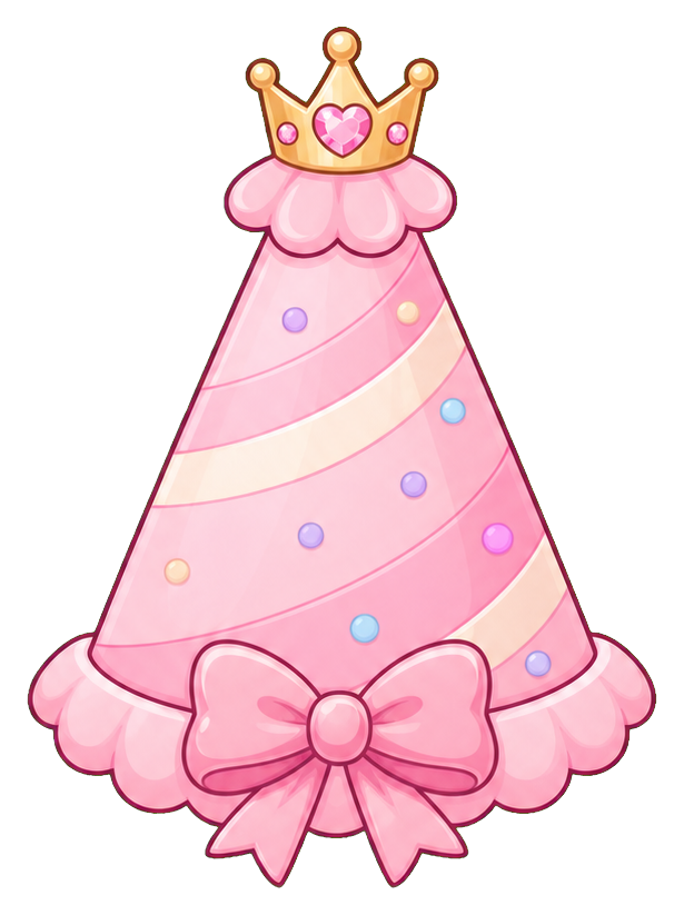 Preview for Princess Party Hat Sticker