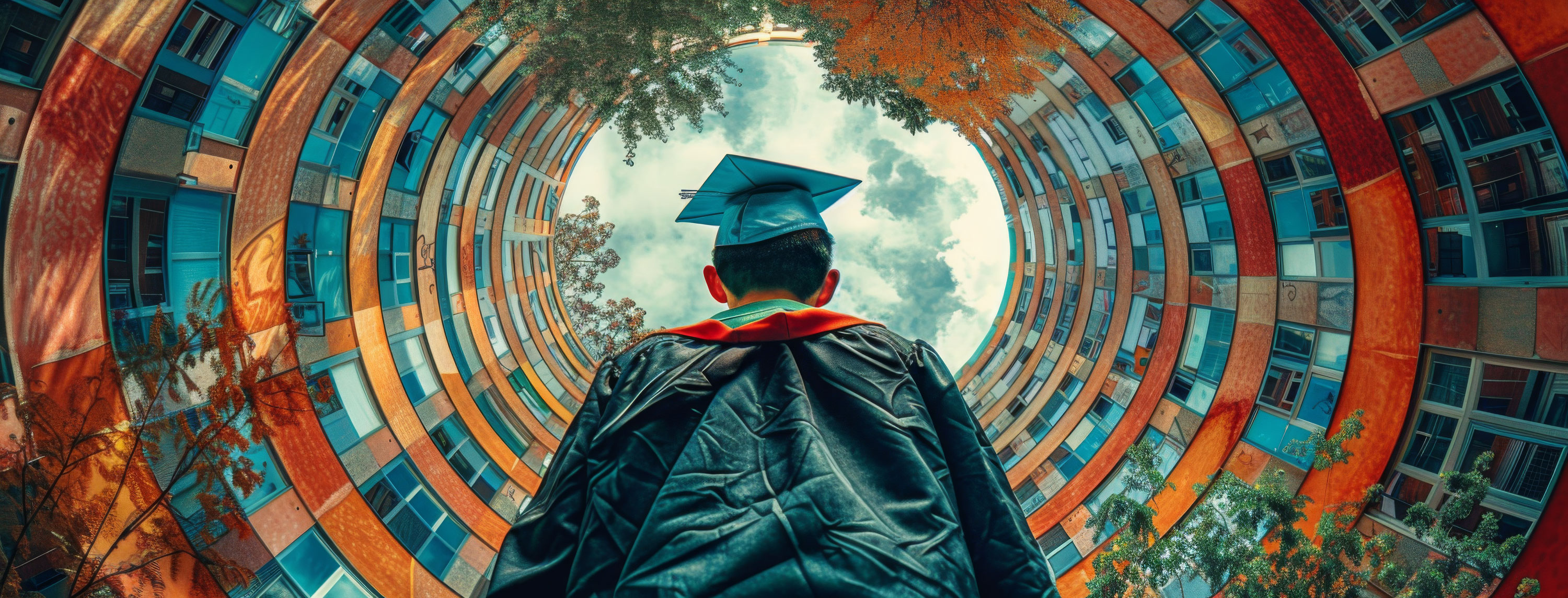 Preview for Graduate-modern-architecture-graduation-cover-background-f313c