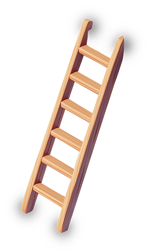 Preview for Wooden-ladder-3d-isometric-hardscape-sticker-41fa0