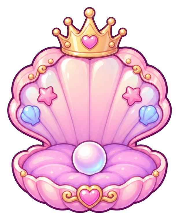 Preview for Cute Princess Shell Sticker