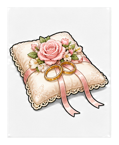 Preview for Floral Ring Pillow Sticker