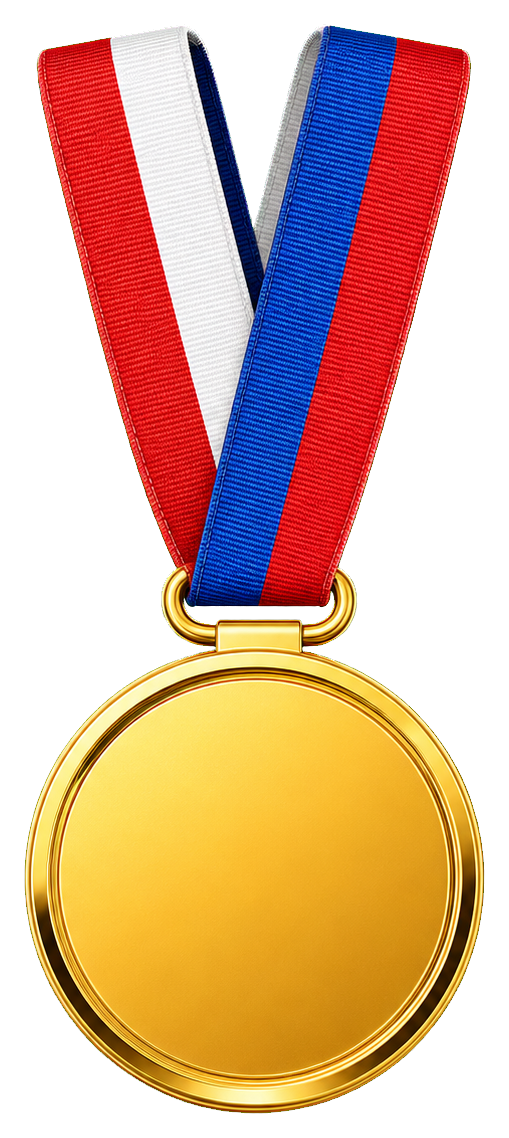 Preview for Gold Medal Sticker For Sports Designs