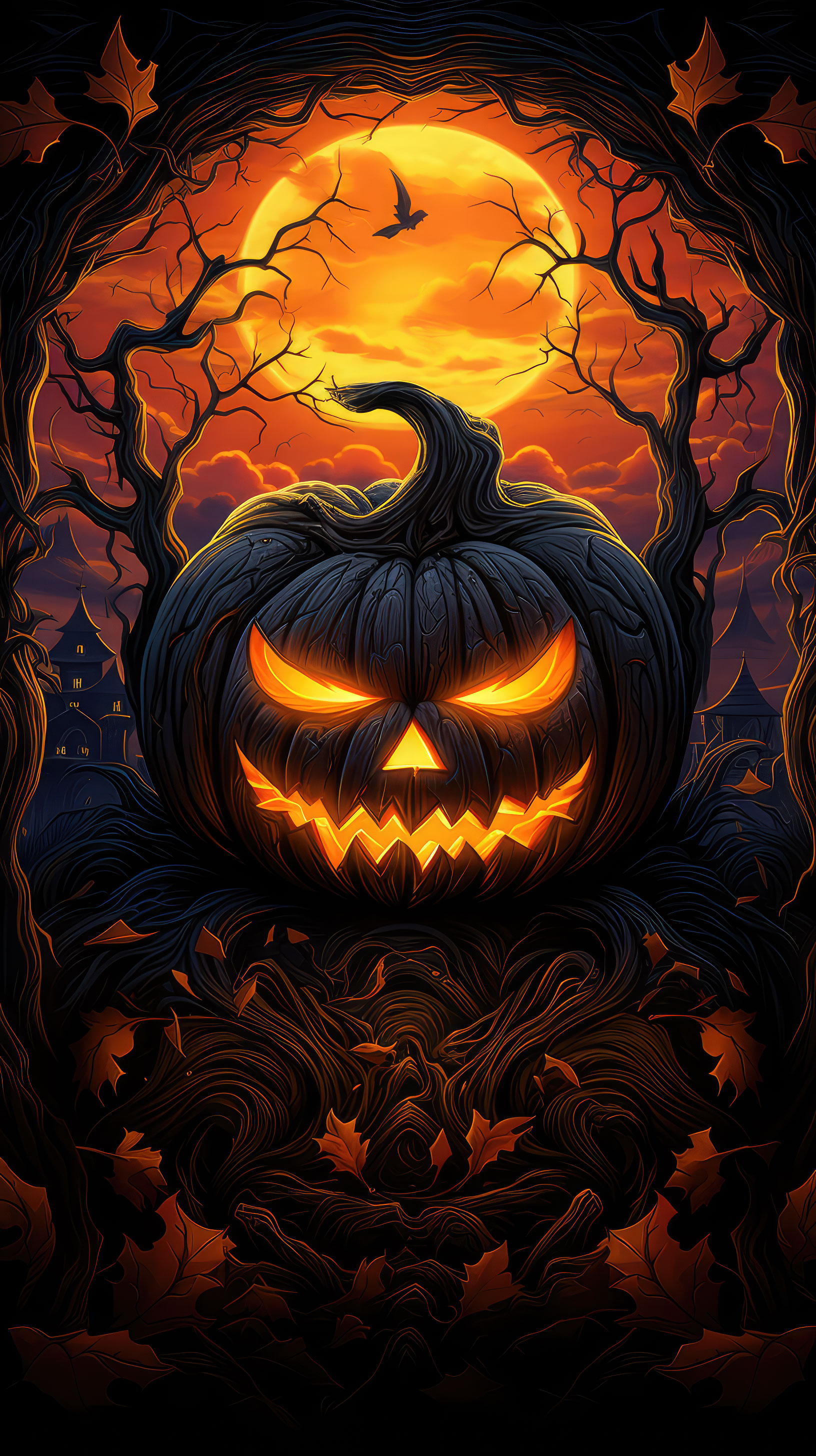 Preview for Halloween-pumpkin-illustration-halloween-story-background-fa39a