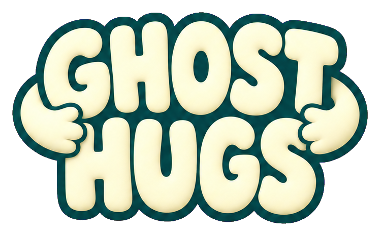Preview for Ghost Hugs Cute Bubble Lettering