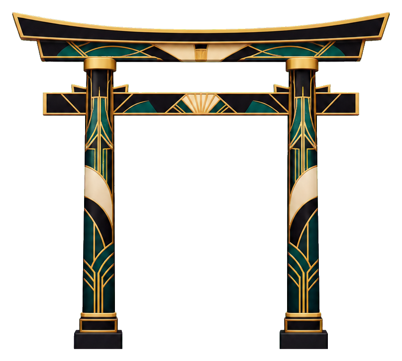 Preview for Art Deco Torii Gate Sticker