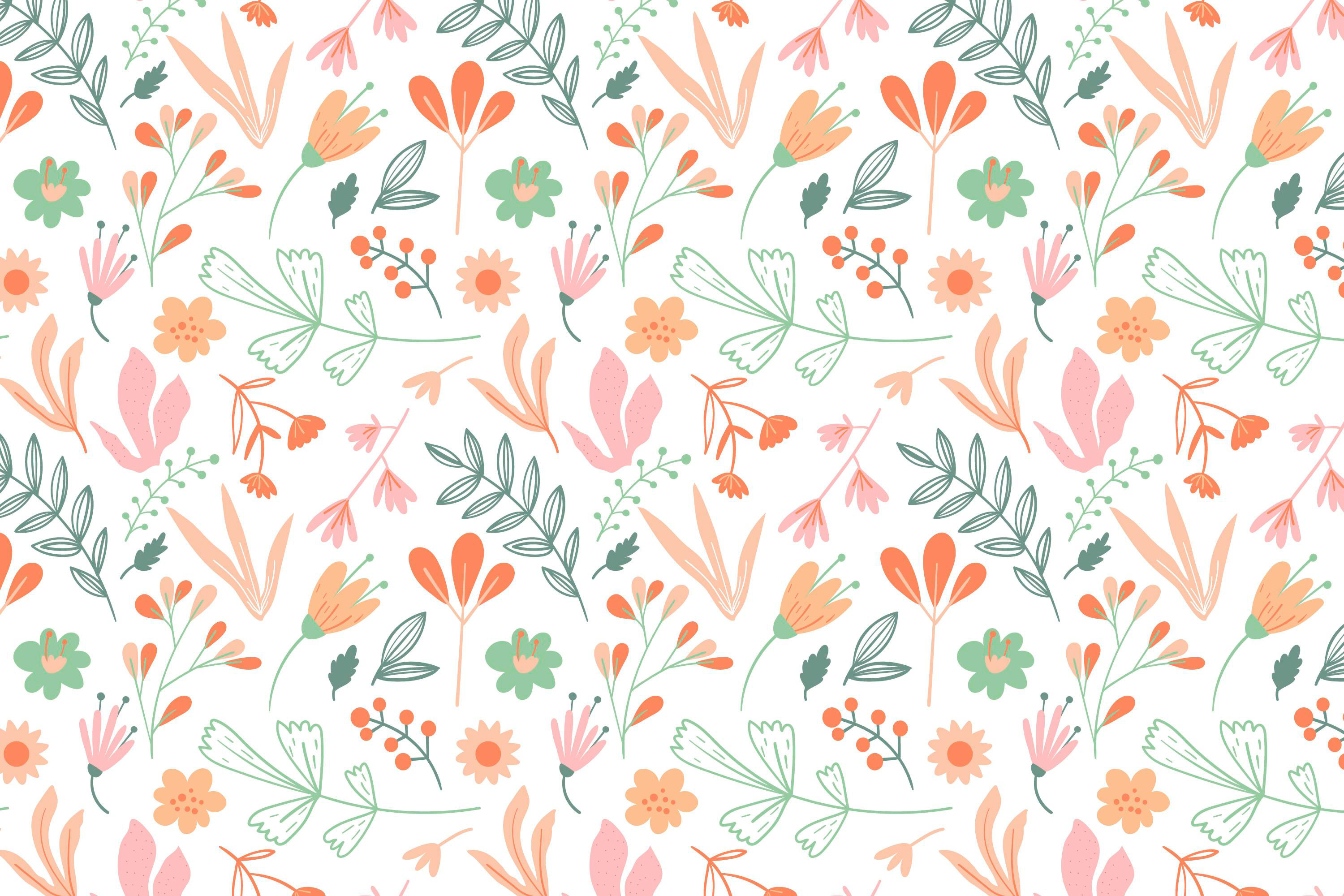 Preview for Floral-pattern-design-template-spring-background-237e4
