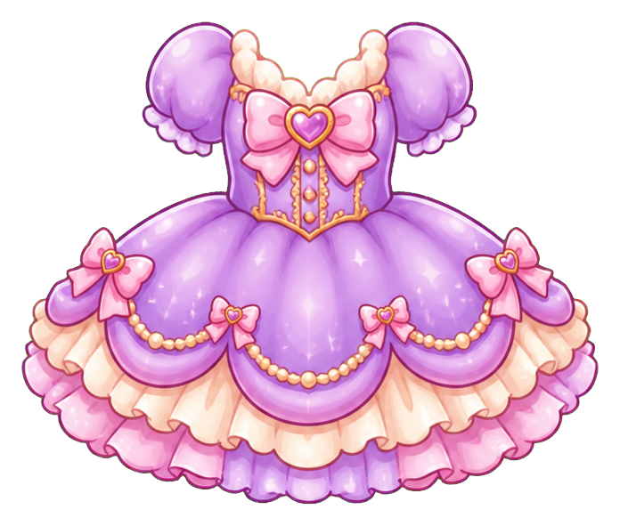 Preview for Lavender Tutu Dress Sticker