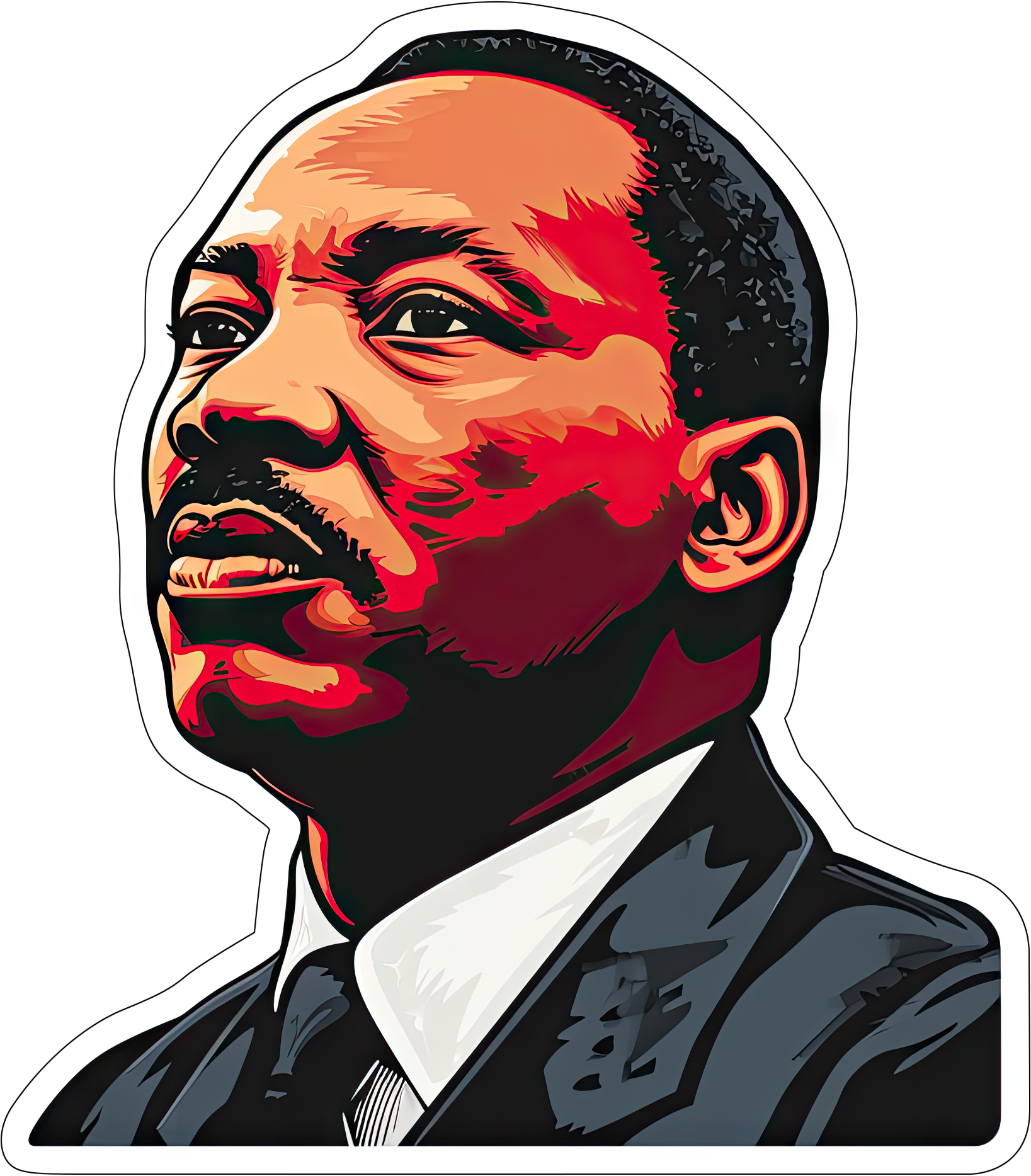 Preview for Martin-luther-king-jr-portrait-mlk-sticker-1caf7