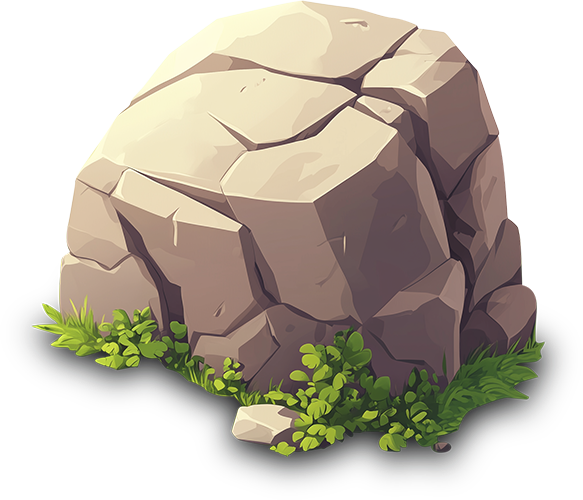 Preview for Rock-illustration-design-hardscape-sticker-a96bd