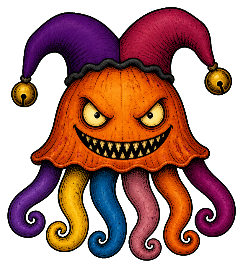 Preview for Jellyfish Jester Monster Sticker