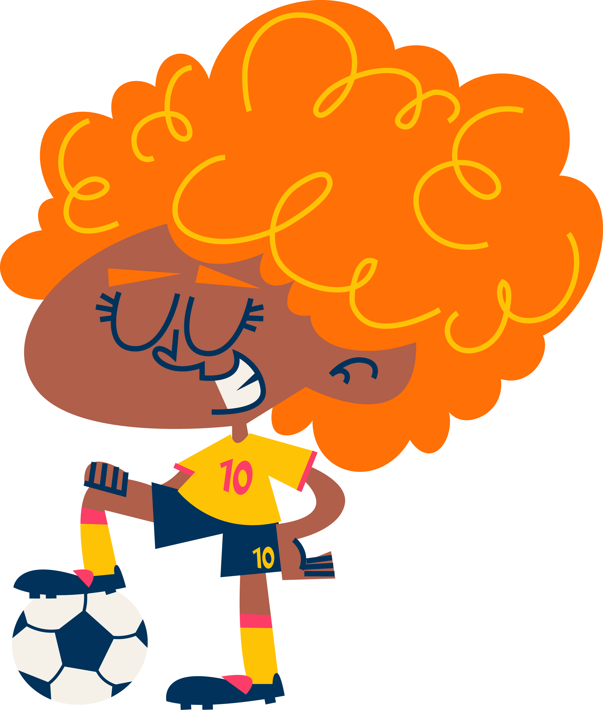 Preview for Cartoon-soccer-player-illustration-sticker-a22a9