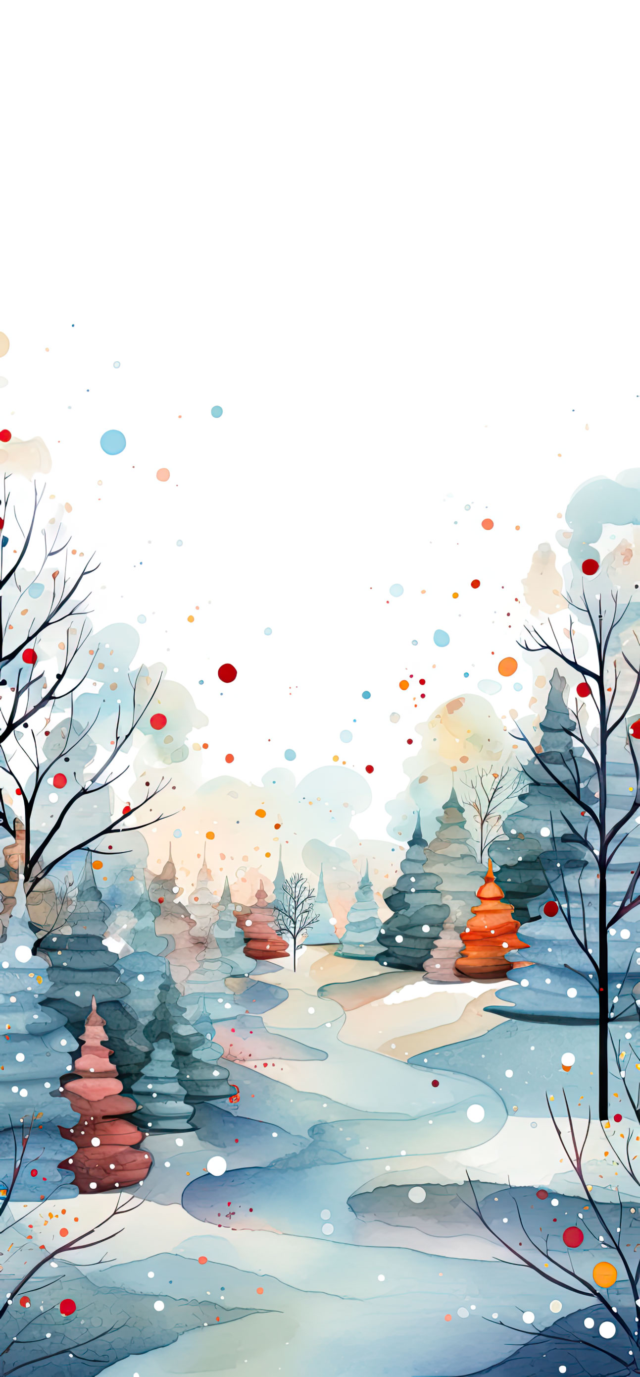 Preview for Winter-wonderland-illustration-christmas-phone-background-fe6af