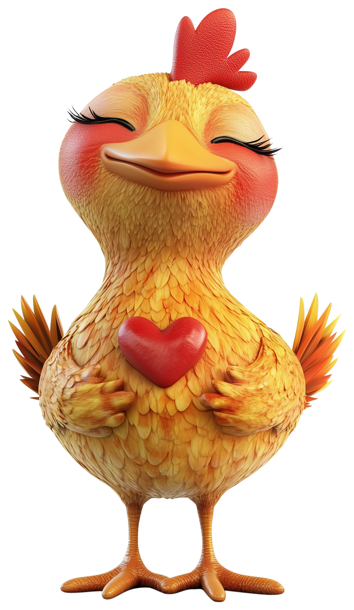 Preview for Cute Chicken Sticker Graphic