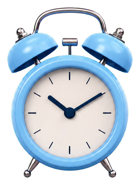 Preview for Blue Alarm Clock Sticker