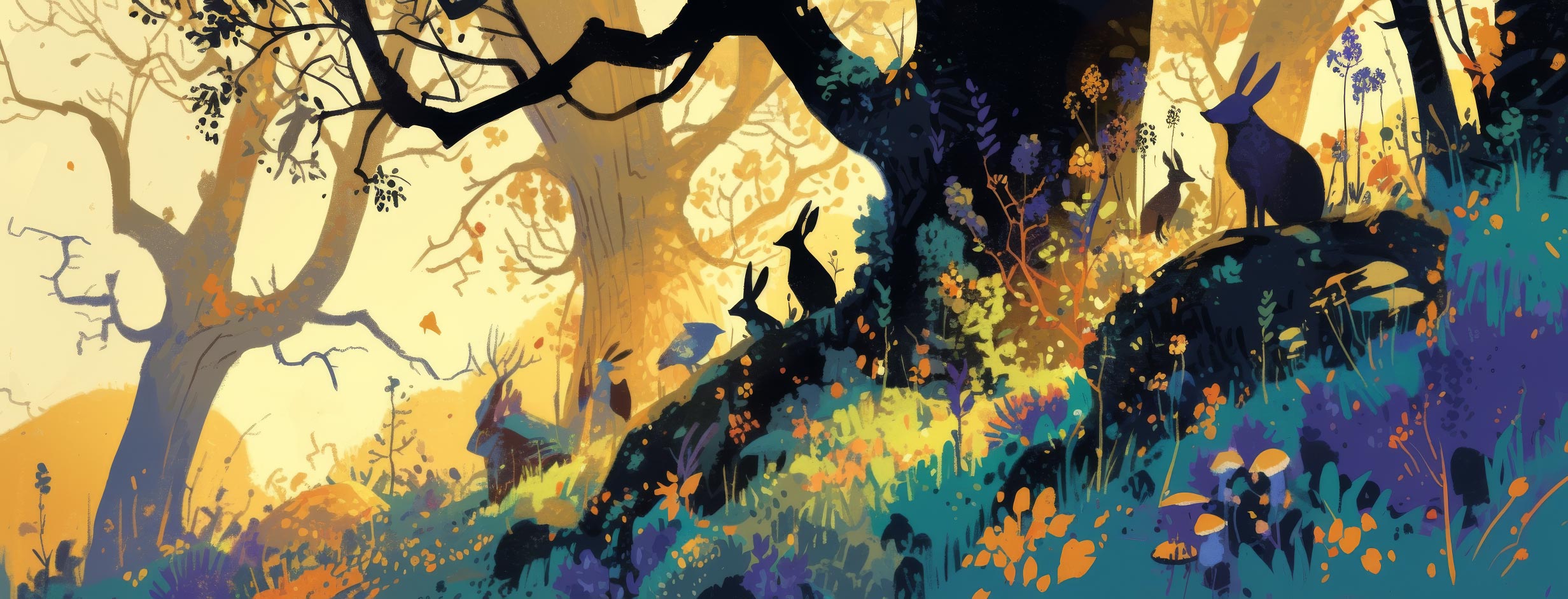 Preview for Vibrant-digital-art-landscape-easter-facebook-background-dabd8