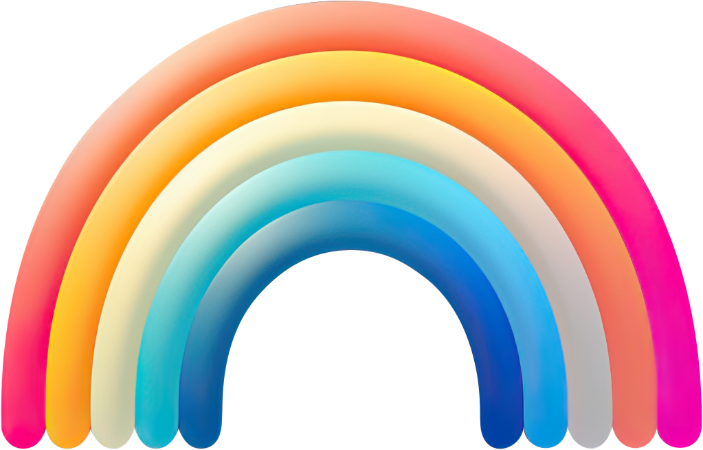Preview for Rainbow-graphic-design-element-logo-object-sticker-4a00a