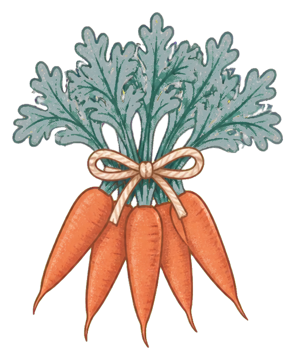 Preview for Coral Carrot Bunch Sticker