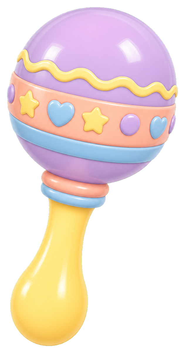 Preview for Baby Rattle Sticker Graphic