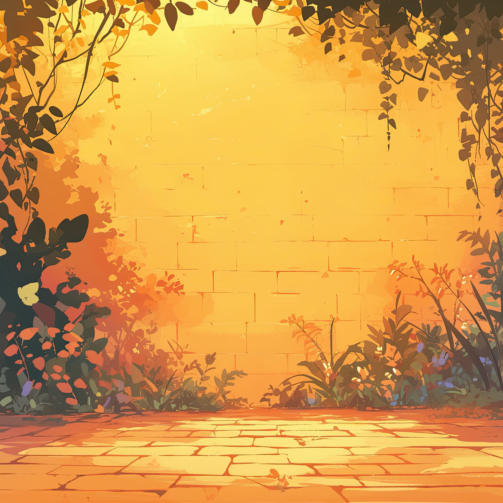 Preview for Serene-pathway-illustration-simple-backdrop-background-ef6ac
