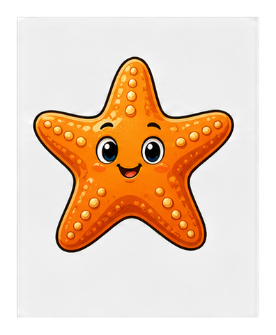 Preview for Starfish Sticker Graphic